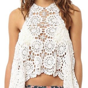 O’ Neill Racerback Mary Jane Crochet Top